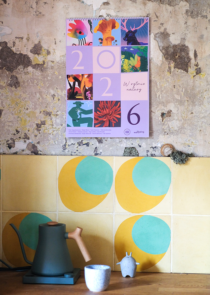 Kalendarz wall-being x KABAK