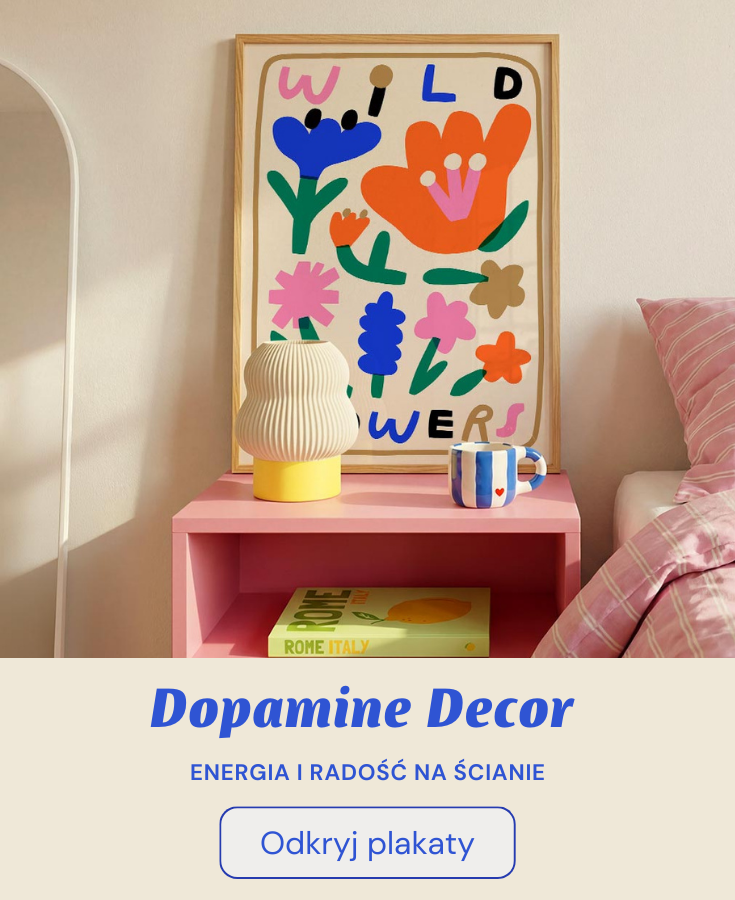 Plakaty w stylu Dopamine Decor